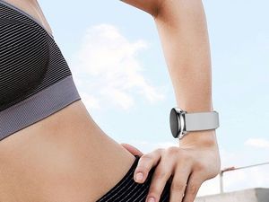 Alogy Gumowy pasek Alogy soft do Samsung Galaxy Watch Active 2 szary uniwersalny 3