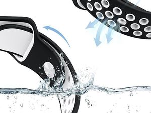 Alogy Sportowy pasek soft band Alogy do Samsung Gear S3/ Watch 46mm Czarno-biały uniwersalny 6