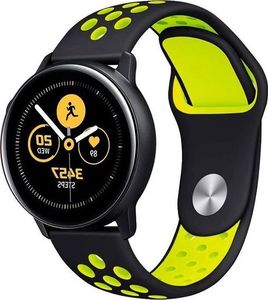 Alogy Sportowy pasek soft band Alogy do Samsung Gear S3/ Watch 46mm Czarno-żółty uniwersalny 1