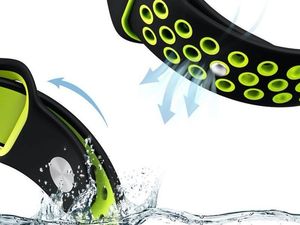 Alogy Sportowy pasek soft band Alogy do Samsung Gear S3/ Watch 46mm Czarno-żółty uniwersalny 6