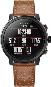 Alogy Skórzany pasek Alogy leather band do Xiaomi Amazfit Stratos 2 brązowy uniwersalny 3