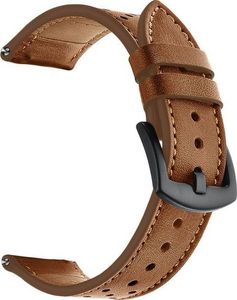 Alogy Skórzany pasek Alogy leather band do Xiaomi Amazfit Stratos 2 brązowy uniwersalny 4