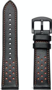 Alogy Skórzany pasek Alogy leather band do Xiaomi Amazfit Stratos 2 czarny uniwersalny 6