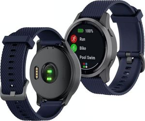 Alogy Sportowy pasek Alogy do Garmin Fenix 5/ 5 Plus/ 6/ 6 Pro granatowy uniwersalny 6