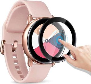 Alogy Elastyczne Szkło 3D Alogy do Samsung Galaxy Watch Active 2 40mm Czarne uniwersalny 2