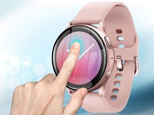 Alogy Elastyczne Szkło 3D Alogy do Samsung Galaxy Watch Active 2 40mm Czarne uniwersalny 4