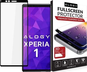 Alogy Szkło hartowane Alogy case friendly do Sony Xperia 1 Czarne uniwersalny 1