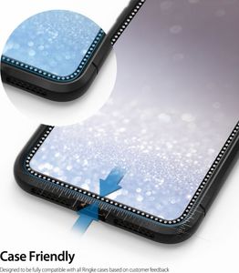 Ringke Szkło hartowane Ringke ID Diamond Glass do iPhone 11/ XR Black uniwersalny 5