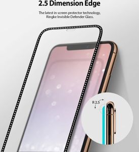 Ringke Szkło hartowane Ringke ID Diamond Glass do iPhone 11 Pro/ XS/ X Black uniwersalny 2