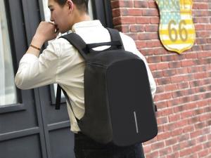 Plecak Alogy Plecak sportowy na laptopa z portem USB czarny 2