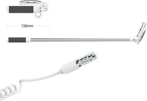 Selfie stick Rock Rock mini Selfie Stick kijek z lusterkiem Mini Jack Czarny uniwersalny 4