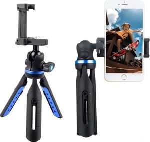 Selfie stick Apexel Apexel APL-JJ06 Statyw do telefonu aparatu Tripod stojak 1/4 Blue uniwersalny 5