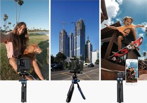 Selfie stick Apexel Apexel APL-JJ06 Statyw do telefonu aparatu Tripod stojak 1/4 Blue uniwersalny 8
