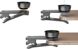 Apexel APL-DG6 Zestaw 6 Obiektywów soczewek do telefonu + pokrowiec uniwersalny 6