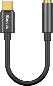 Adapter USB Baseus L54 USB-C - Jack 3.5mm Czarny  (6953156297845) 1