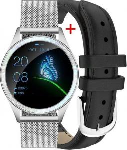 Smartwatch Gino Rossi ZG308B Srebrny  (BF2-3C1-2) 1
