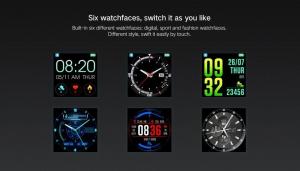 Smartwatch Pacific ZY646C Czarno-niebieski 8