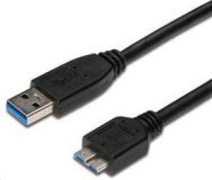 Kabel USB PremiumCord USB-A - micro-B 0.5 m Czarny (ku3ma05bk) 1