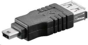 Adapter USB PremiumCord miniUSB - USB Czarny  (kur-9) 1