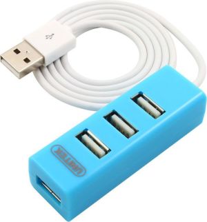 HUB USB Unitek Y-2140 4x USB 2.0 niebieski 1
