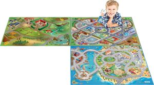 Achoka Dywan mata Miasto ulice drogi wysoka jakość efekt 3D 100x150 cm uniwersalny 9