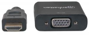 Adapter AV Manhattan HDMI - D-Sub (VGA) czarny (151467) 4
