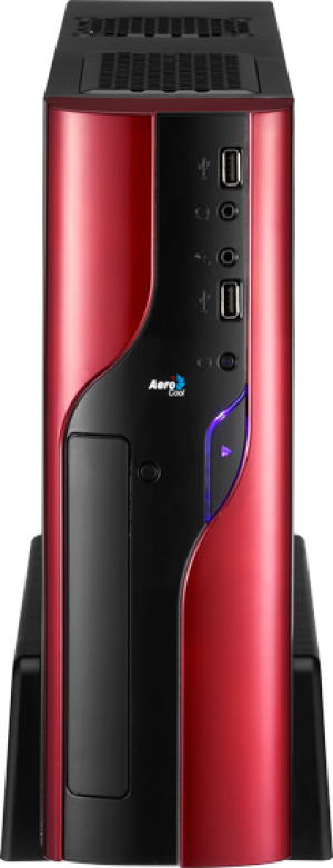 Obudowa Aerocool QS-101 microATX Mini-ITX Czerwony (QS-101 RED) 1