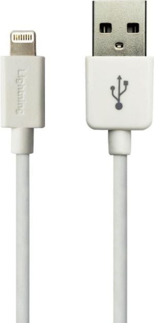 Kabel USB Sandberg USB-A - Lightning 1 m Biały (440-75) 1