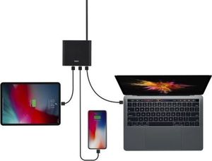 Ładowarka Uniq Surge 2x USB-A 2x USB-C 3 A (UNIQ135BLK) 4