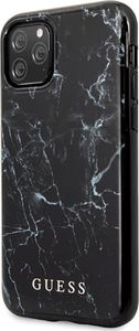 Guess Guess GUHCN65PCUMABK iPhone 11 Pro Max czarny/black Marble 1