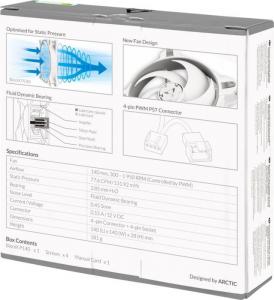 Wentylator Arctic BioniX P140 Biały (ACFAN00160A) 7