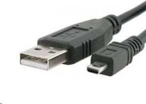 Kabel USB PremiumCord USB-A - miniUSB 2 m Czarny (ku2m2d) 1