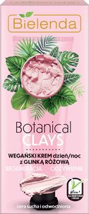 Bielenda Krem do twarzy Botanical Clays Różowa Glinka odżywiający 50ml 1