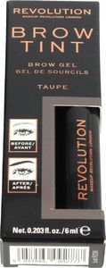 Makeup Revolution Makeup Revolution Brow Tint Żel do stylizacji brwi Taupe 1szt 1