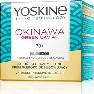 Yoskine Krem do twarzy Okinawa Green Caviar 70+ odbudowujący 50ml 1