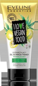 Eveline  I Love Vegan Food Żel do mycia twarzy odświeżający i rewitalizujący 150ml 1