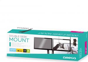 Omega Uchwyt biurkowy na 2 monitory 13" - 27" (OUPC24D) 2