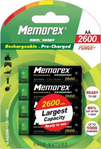 Memorex Akumulator AA / R6 2600mAh 4 szt. 1