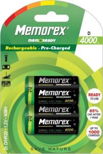 Memorex Akumulator D / R20 4000mAh 2 szt. 1