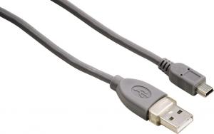 Kabel USB Hama USB-A - miniUSB 1.8 m Szary (000784210000) 1