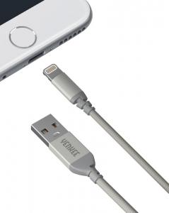 Kabel USB Yenkee USB-A - Lightning 1 m Srebrny (30015969) 3