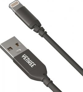 Kabel USB Yenkee USB-A - Lightning 1 m Czarny (30015967) 1