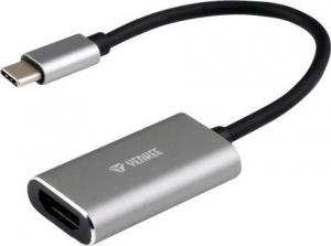 Adapter USB Yenkee USB-C - HDMI Szary  (45014213) 1