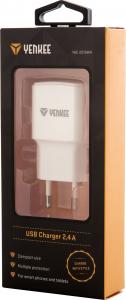 Ładowarka Yenkee YAC 2013WH 1x USB-A 2.4 A (30016818) 4
