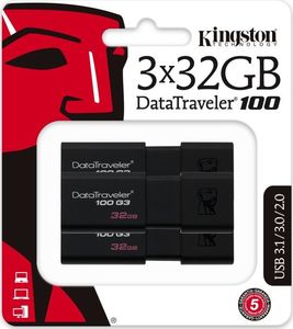Pendrive Kingston DataTraveler 100 G3, 32 GB  (DT100G3/32GB-3P) 6
