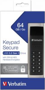 Pendrive Verbatim Keypad Secure, 64 GB  (49428) 9