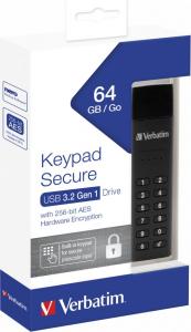 Pendrive Verbatim Keypad Secure, 64 GB  (49428) 8
