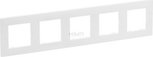 Legrand Niloe Step - ramka pięciokrotna 5x - kolor biały 863195 1