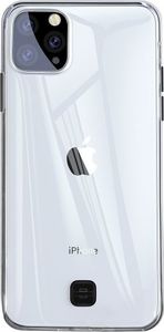Baseus Przezroczyste etui silikonowe Baseus do iPhone 11 Pro Max 6,5'' (czarne) 3