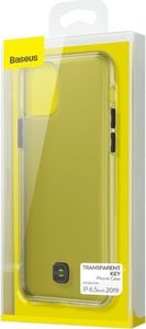 Baseus Przezroczyste etui silikonowe Baseus do iPhone 11 Pro Max 6,5'' (czarne) 4